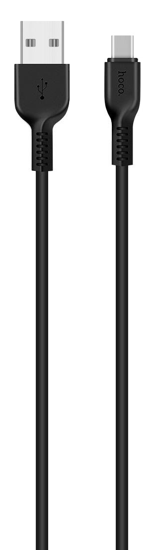 Καλώδιο Δεδομένων και Φόρτισης USB-A - USB-C HOCO Flash X20, 18W, 1μ, Μαύρο