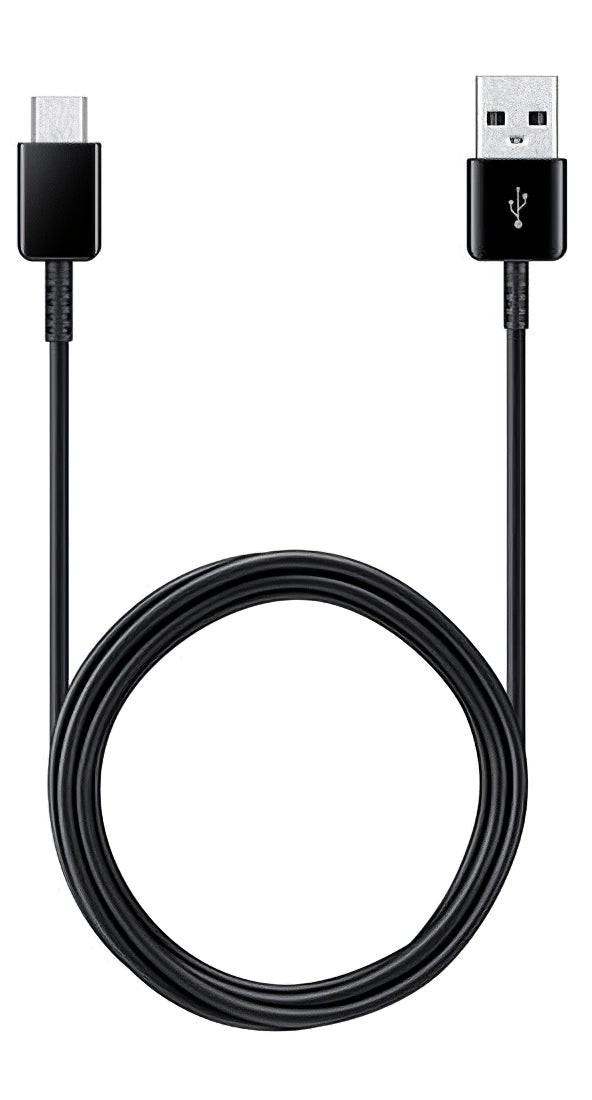 Καλώδιο Δεδομένων και Φόρτισης USB-A - USB-C Samsung, 25W, 1.5m, Μαύρο EP-DG930IBEGWW