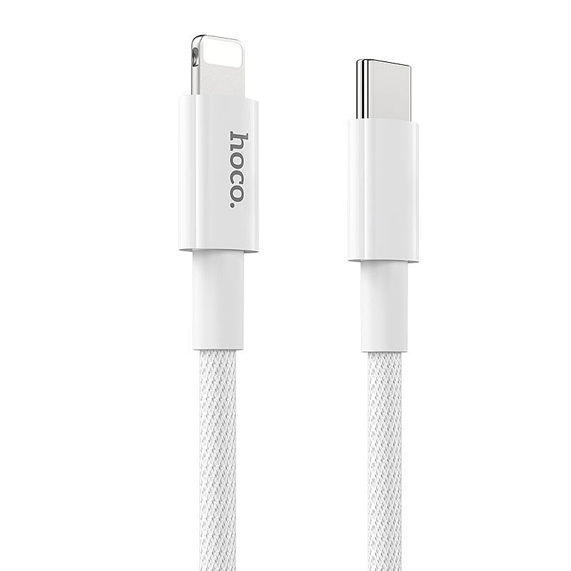 Καλώδιο Δεδομένων και Φόρτισης USB-C - Lightning HOCO X56, 20W, 1m, Λευκό