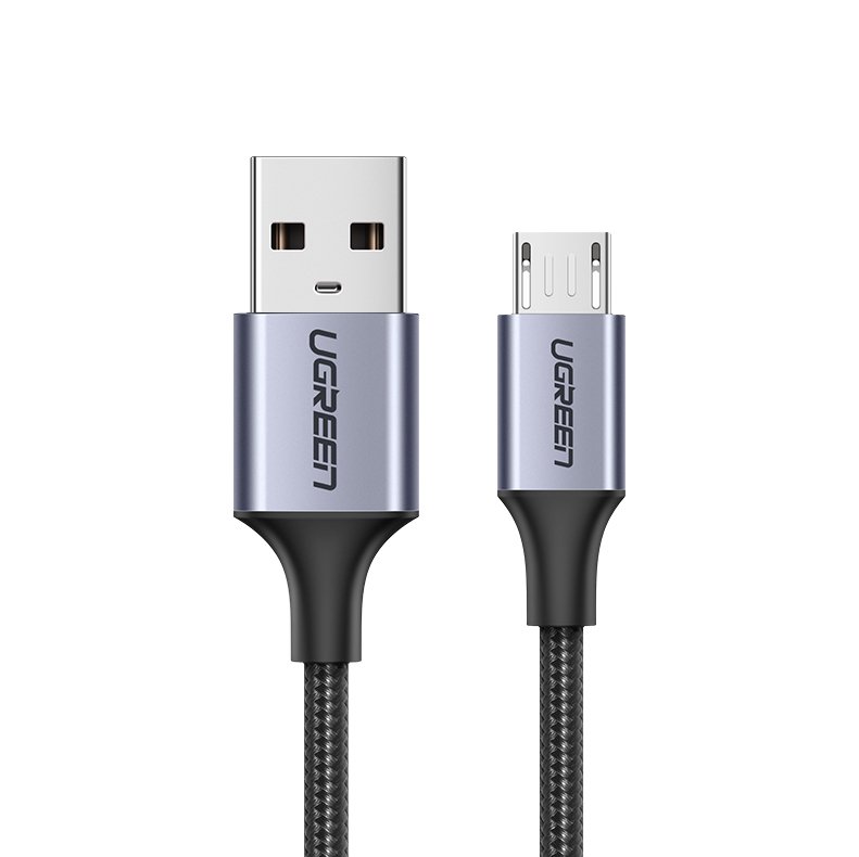 USB-A to microUSB Data and Charging Cable UGREEN, 18W, 2m, Black