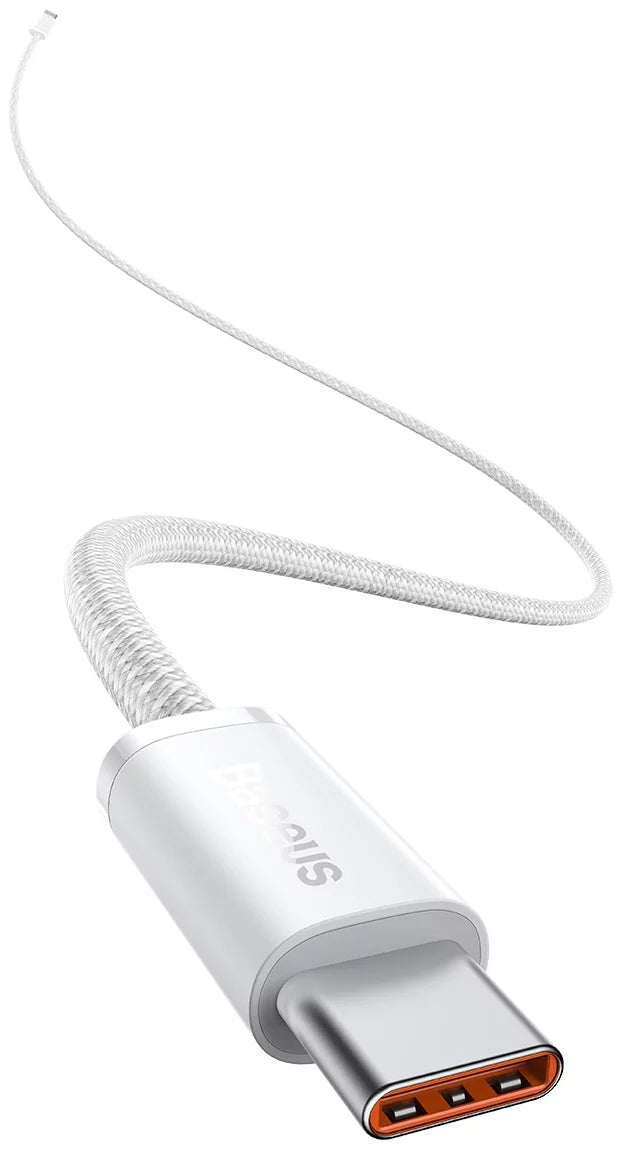 Καλώδιο δεδομένων και φόρτισης USB-C - USB-C Baseus Dynamic Series, 100W, 1m, λευκό CALD000202