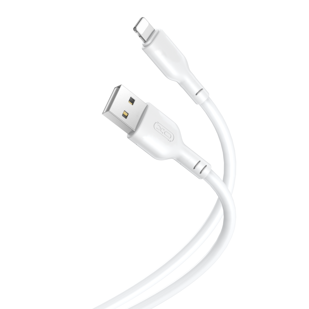 Καλώδιο δεδομένων και φόρτισης USB-A - Lightning XO Design NB103, 18W, 1m, λευκό
