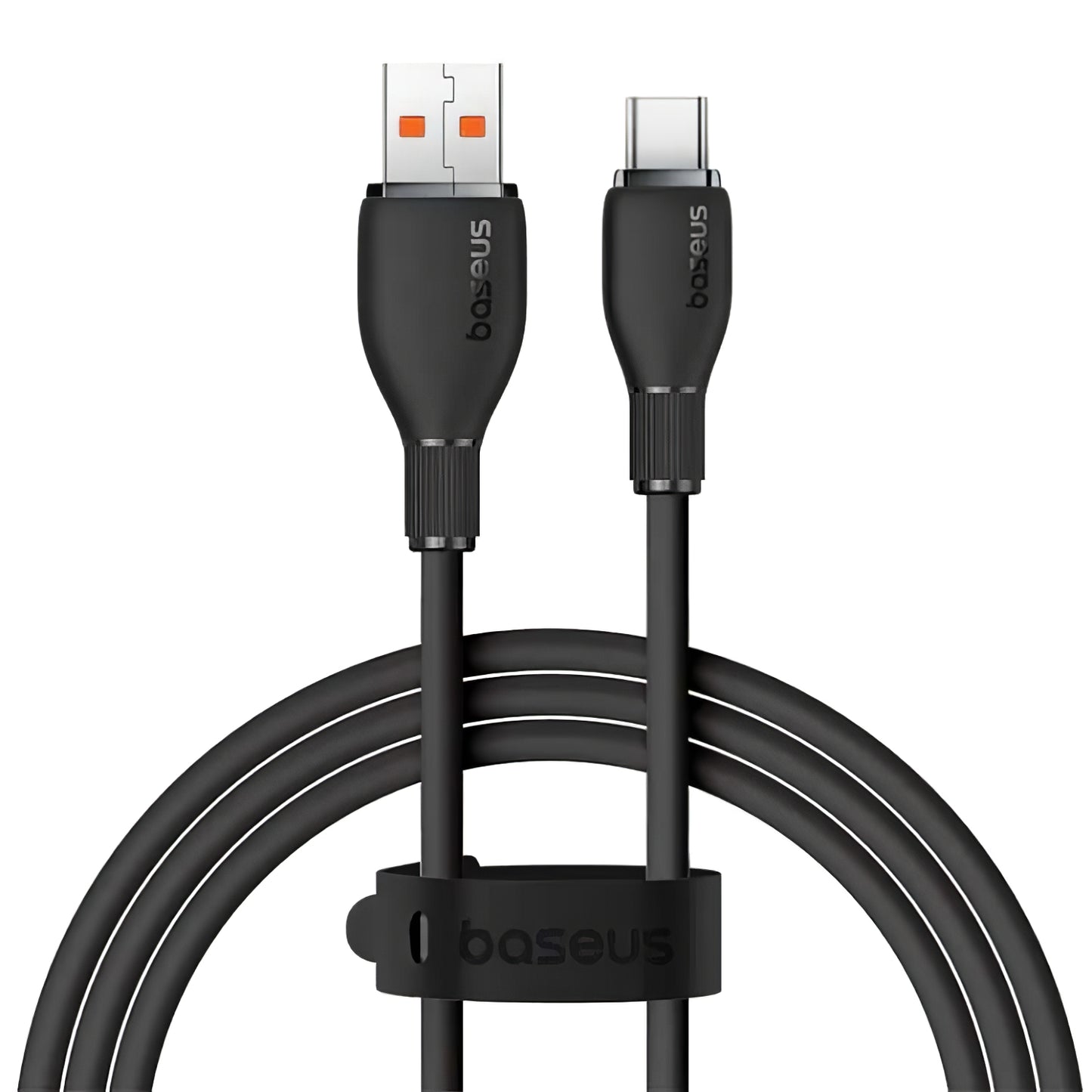 Καλώδιο δεδομένων και φόρτισης USB-A - USB-C Baseus Pudding, 100W, 2m, μαύρο P10355703111-01