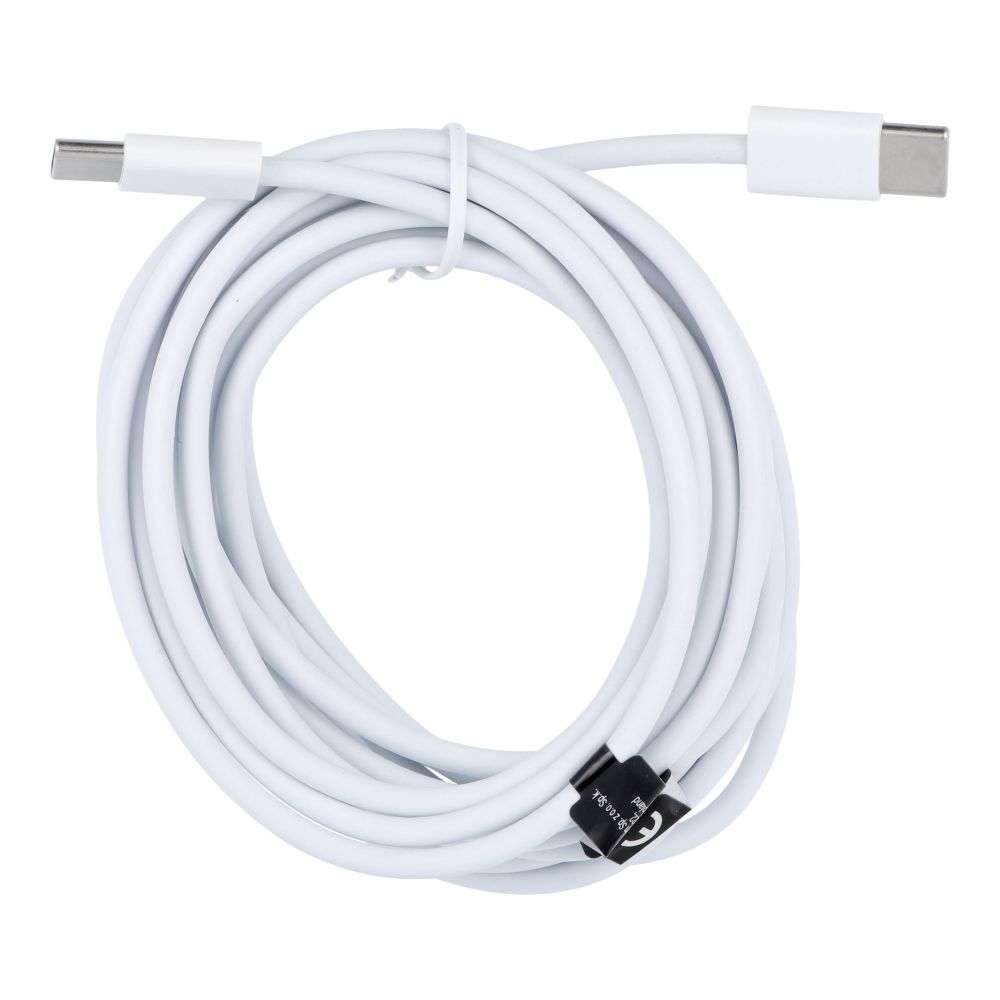 Καλώδιο Δεδομένων και Φόρτισης USB-C - USB-C OEM HD26, 30W, 3μ, Λευκό