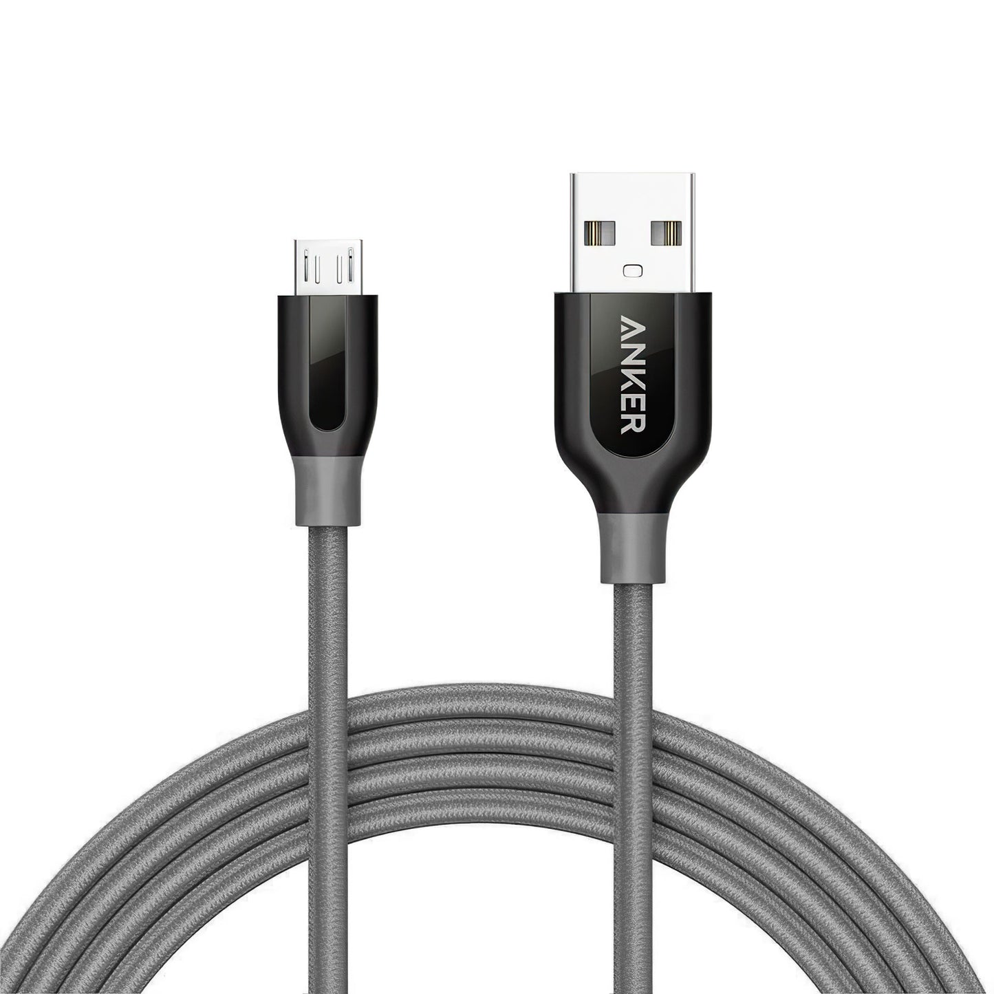 Καλώδιο δεδομένων και φόρτισης USB-A - microUSB Anker PowerLine+, 18W, 1.8m, Γκρι A8143HA1