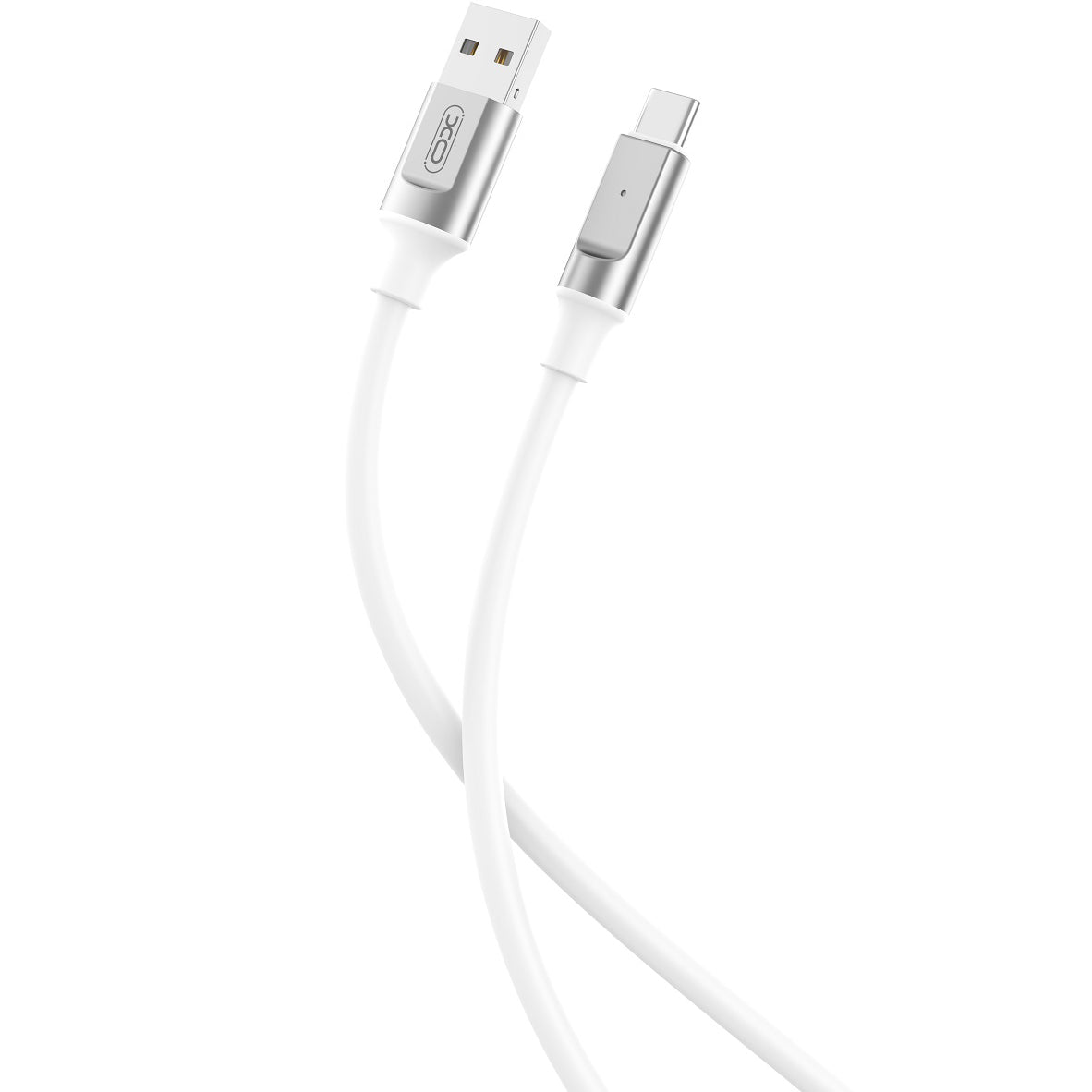 Καλώδιο Δεδομένων και Φόρτισης USB-A - USB-C XO Design NB251, 18W, 1m, Λευκό