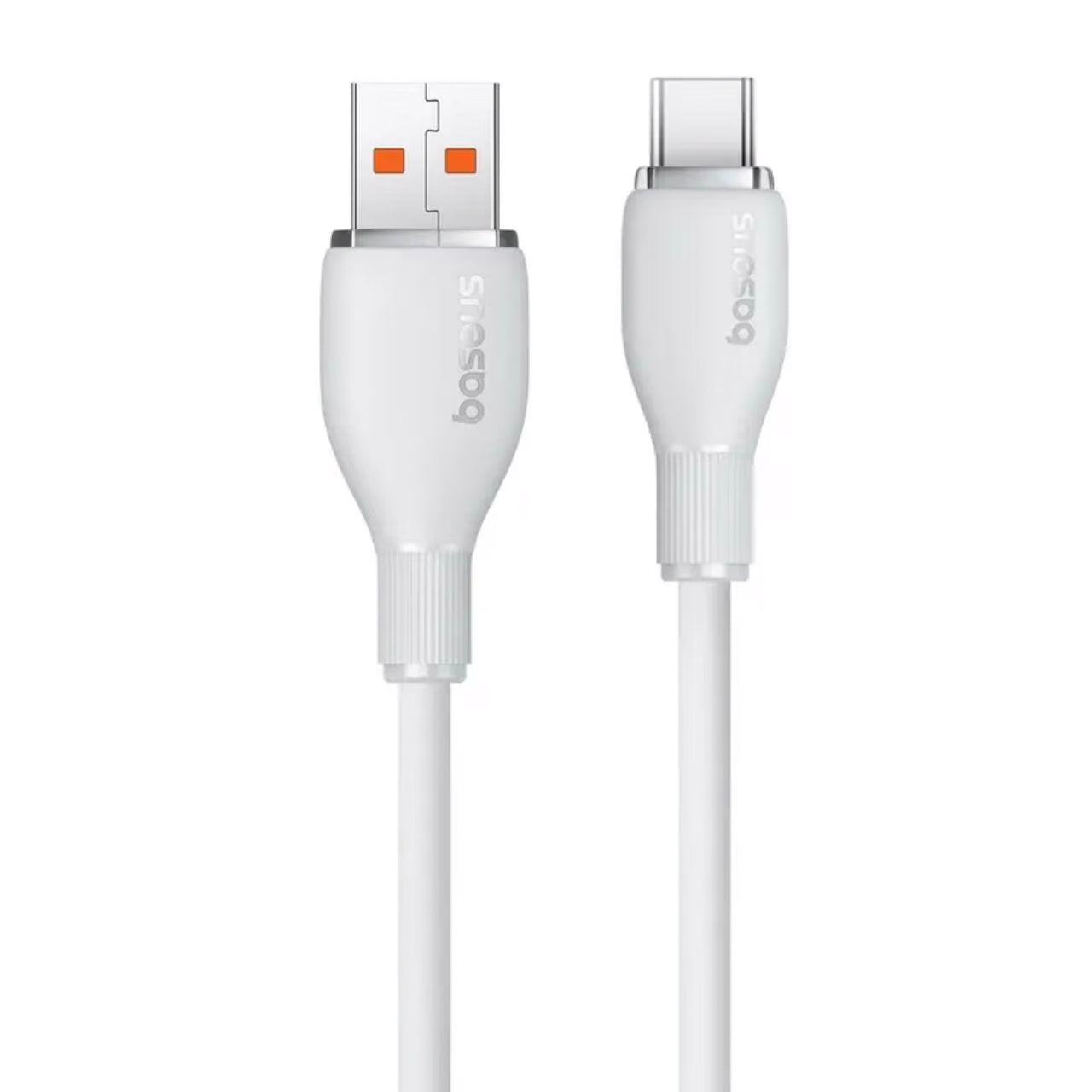 Καλώδιο Δεδομένων και Φόρτισης USB-A - USB-C Baseus Pudding, 100W, 2m, Λευκό P10355703221-01