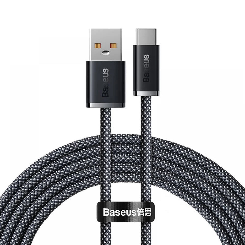 Καλώδιο Δεδομένων και Φόρτισης USB-A - USB-C Baseus Dynamic Series, 100W, 2m, Γκρι CALD000716