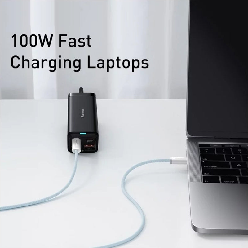 Καλώδιο Δεδομένων και Φόρτισης USB-C - USB-C Baseus Dynamic Series, 100W, 1m, Μπλε CALD000203