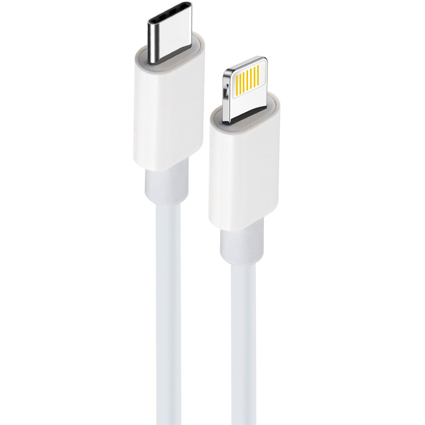 Καλώδιο Δεδομένων και Φόρτισης USB-C - Lightning MaXlife MXUC-05, 20W, 1m, Λευκό
