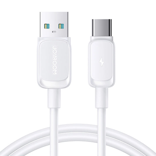 USB-A to USB-C Data and Charging Cable Joyroom S-A14, 20W, 1.2m, White