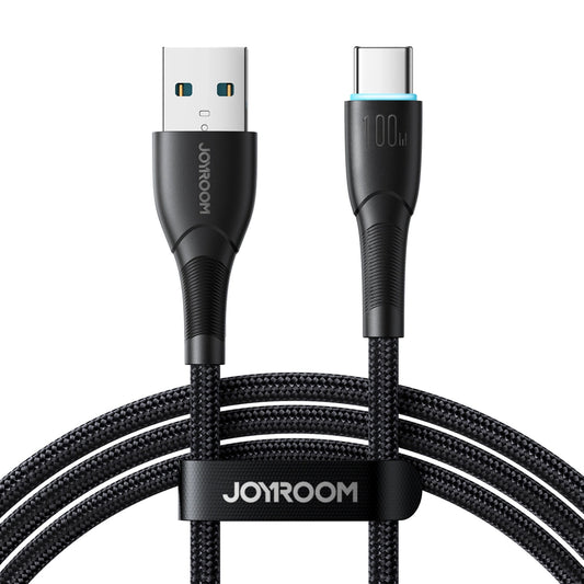 USB-A to USB-C Data and Charging Cable Joyroom S-A32, 100W, 1m, Black