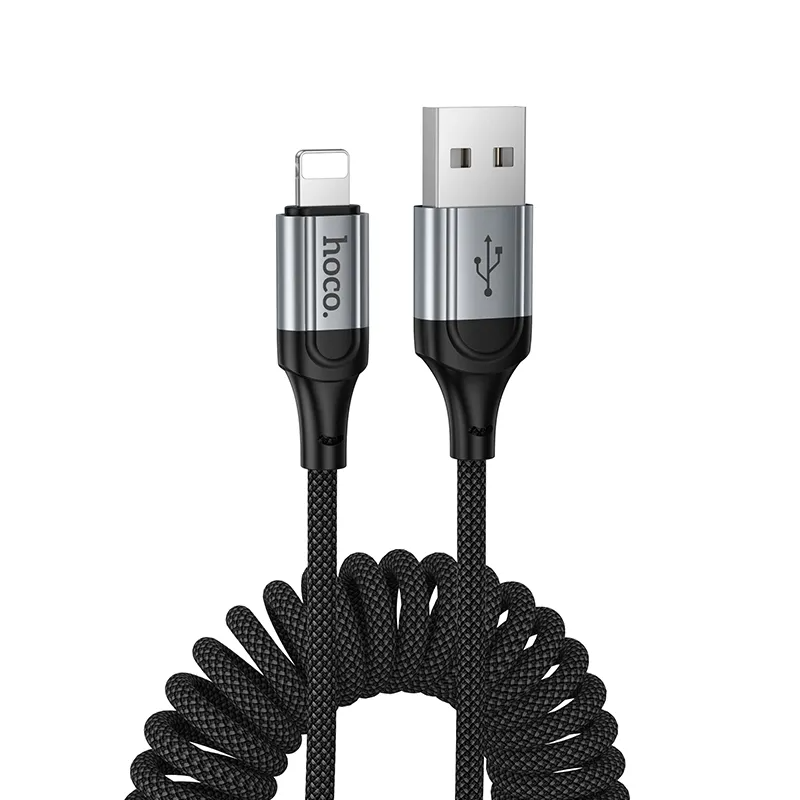Καλώδιο Δεδομένων και Φόρτισης USB-A - Lightning HOCO X121, 27W, 1.5m, Μαύρο
