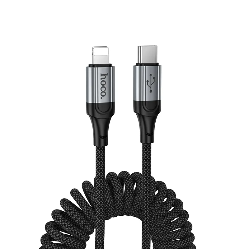 Καλώδιο Δεδομένων και Φόρτισης USB-C - Lightning HOCO X121, 27W, 1.5m, Μαύρο