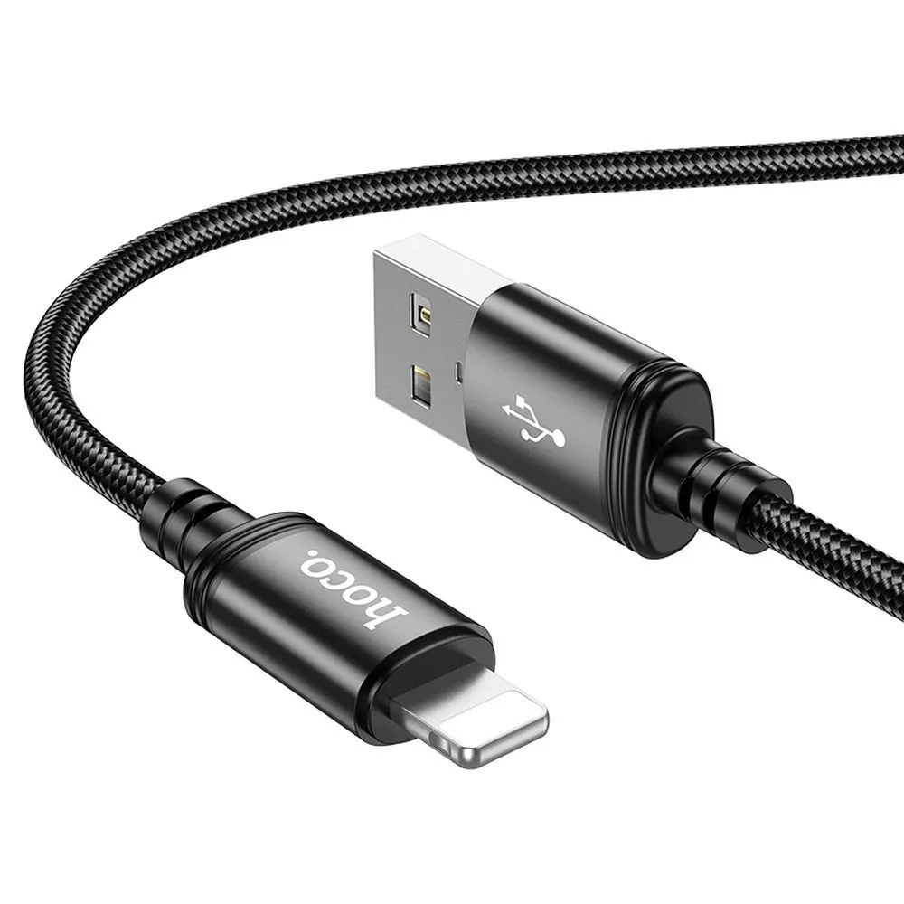 Καλώδιο Δεδομένων και Φόρτισης USB-A - Lightning HOCO X89, 18W, 1m, Μαύρο