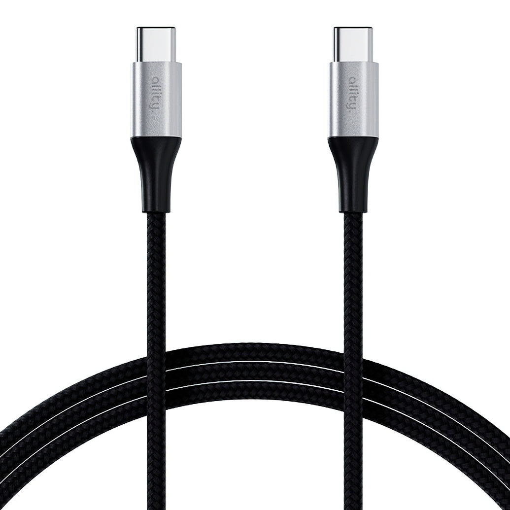 Καλώδιο Δεδομένων και Φόρτισης USB-C - USB-C Allity. AUC-01, 100W, 2m, Μαύρο
