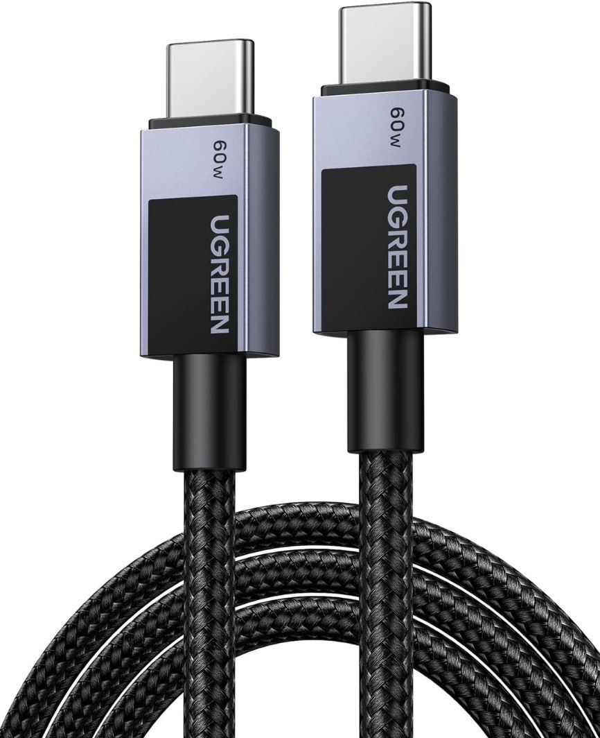 Καλώδιο Δεδομένων και Φόρτισης USB-C - USB-C UGREEN L524, 60W, 2m, Γκρι