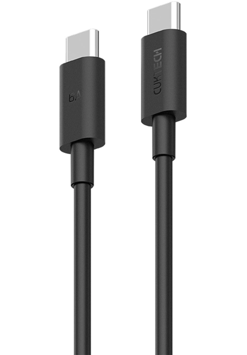 Καλώδιο Δεδομένων και Φόρτισης USB-C - USB-C Cuktech, 240W, 1.5m, Μαύρο CKCTC615NCBK