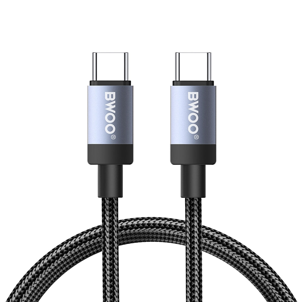 USB-C Data and Charging Cable - USB-C BWOO BO-X401CC, 65W, 1m, Black