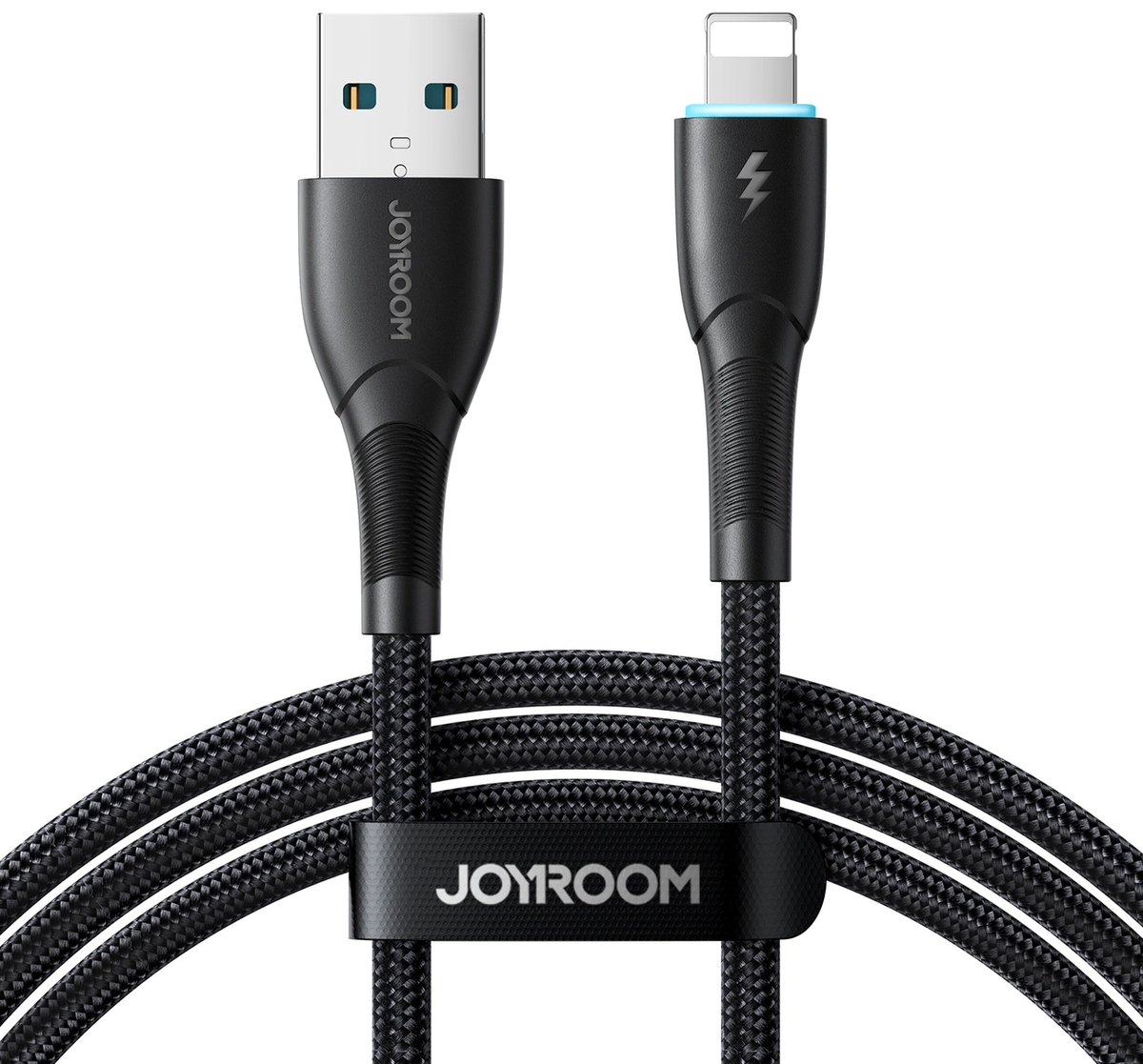 Καλώδιο δεδομένων και φόρτισης USB-A - Lightning Joyroom SA32-AL3, 18 W, 1 m, Μαύρο