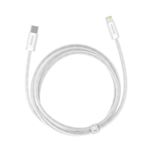 Καλώδιο δεδομένων και φόρτισης USB-C - Lightning Baseus Dynamic Fast Charging, 20W, 2m, λευκό CALD000102