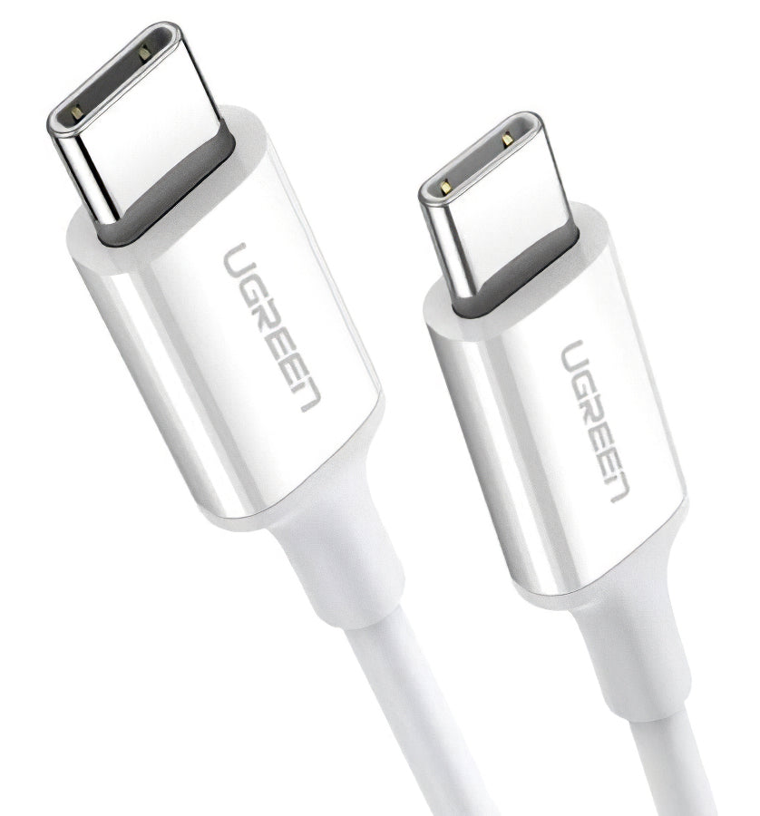 Καλώδιο Δεδομένων και Φόρτισης USB-C - USB-C UGREEN US264, 60W, 1.5m, Λευκό