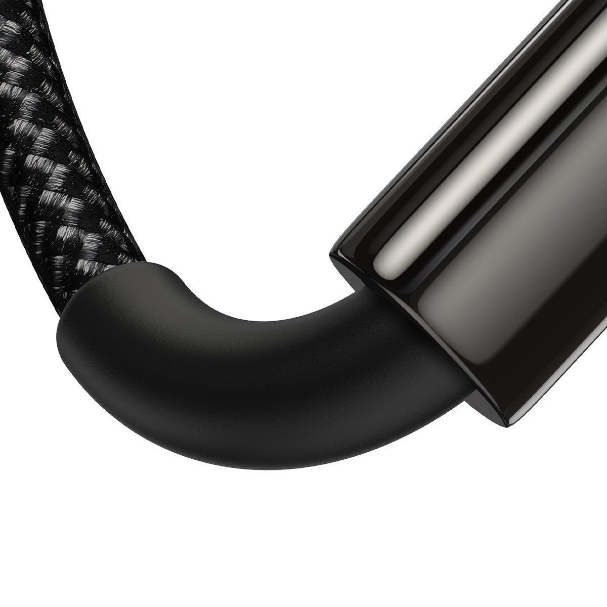 USB-A σε USB-C Baseus Tungsten Gold, 100W, 2m, μαύρο CAWJ0001010101