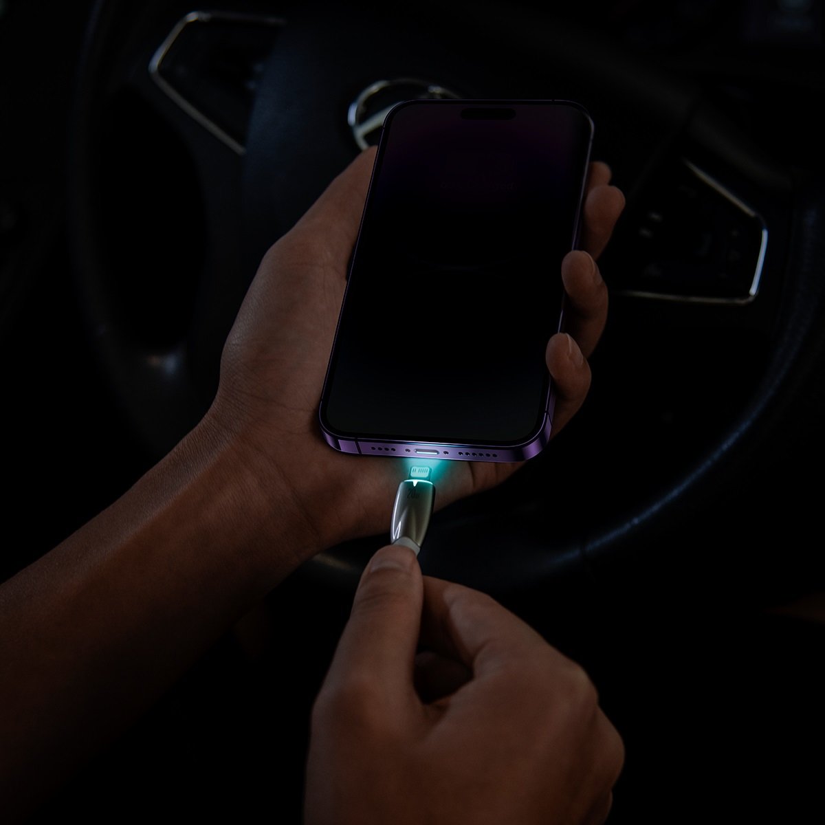 Baseus Glimmer Series Καλώδιο δεδομένων και φόρτισης USB-C - Lightning, 20W, 1m, λευκό CADH000002