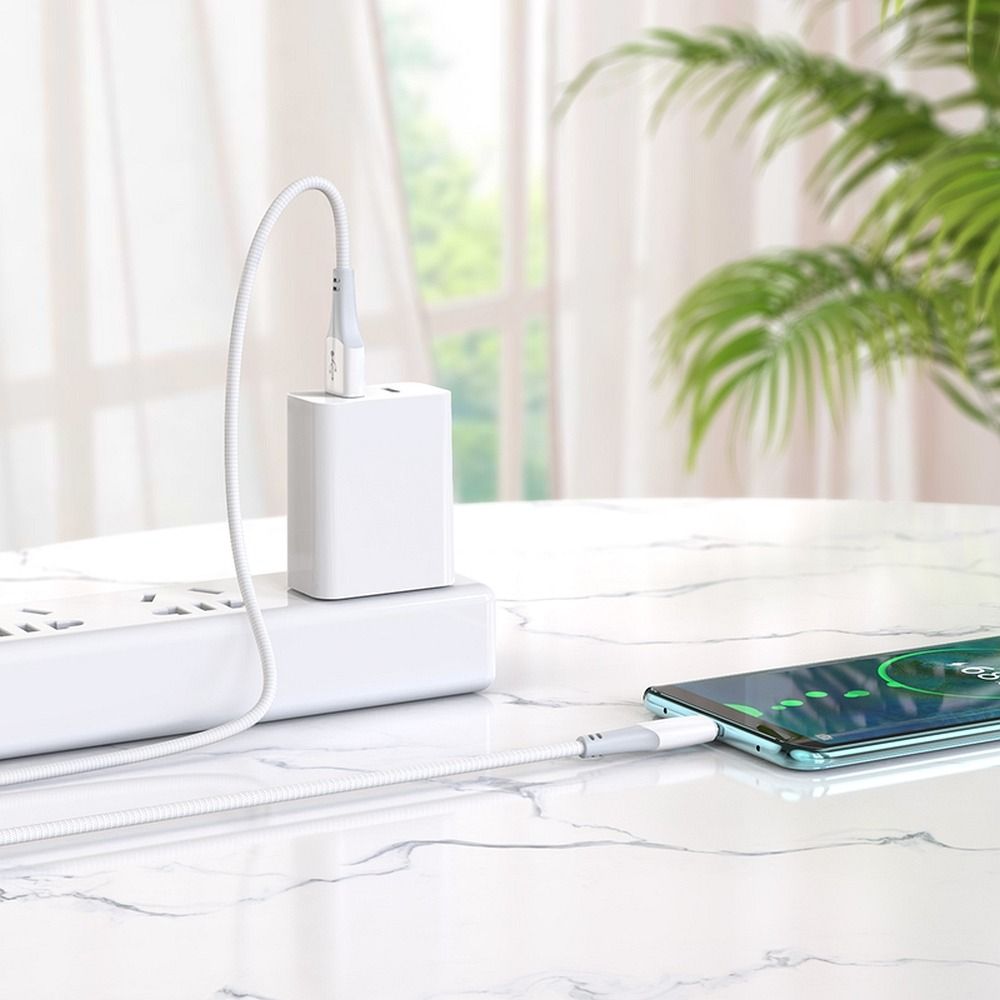 Καλώδιο Δεδομένων και Φόρτισης USB-A - USB-C HOCO X70, 18W, 1m, Λευκό