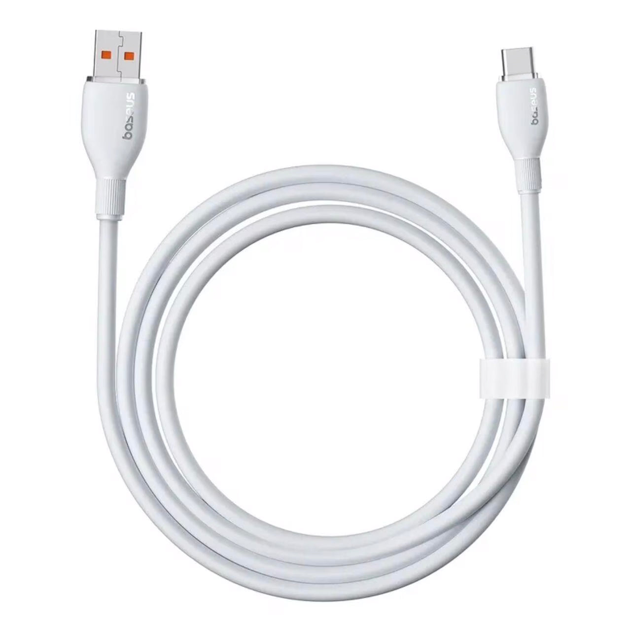 Καλώδιο Δεδομένων και Φόρτισης USB-A - USB-C Baseus Pudding, 100W, 2m, Λευκό P10355703221-01