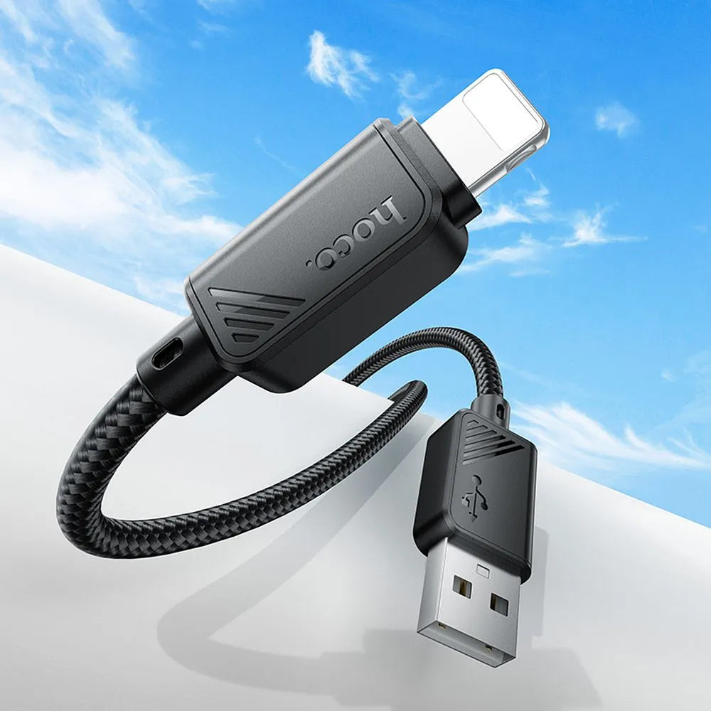 Καλώδιο Δεδομένων και Φόρτισης USB-A - Lightning HOCO X113, 18W, 1m, Μαύρο