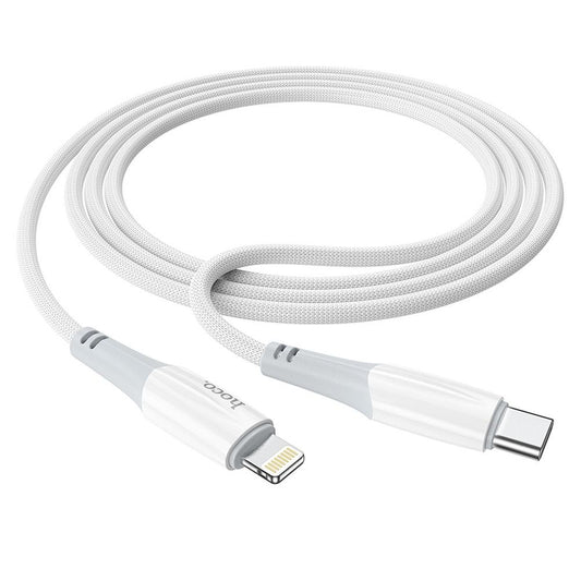 Καλώδιο Δεδομένων και Φόρτισης USB-C - Lightning HOCO X70, 20W, 1m, Λευκό