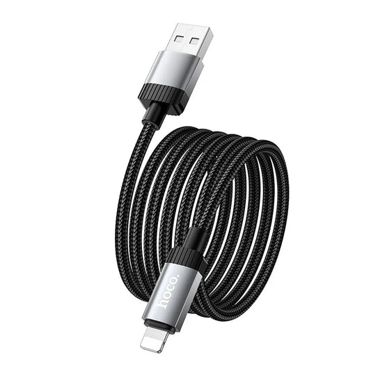 Καλώδιο Δεδομένων και Φόρτισης USB-A - Lightning HOCO X117, 18W, 1m, Μαύρο