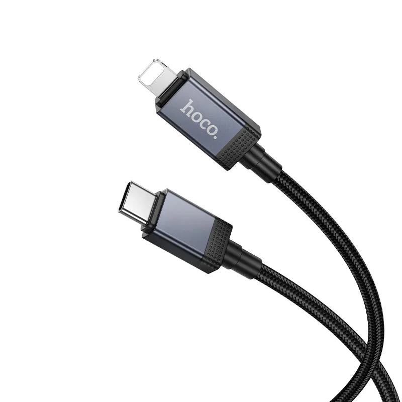 Καλώδιο Δεδομένων και Φόρτισης USB-C - Lightning HOCO X118 Display, 27W, 1m, Μαύρο