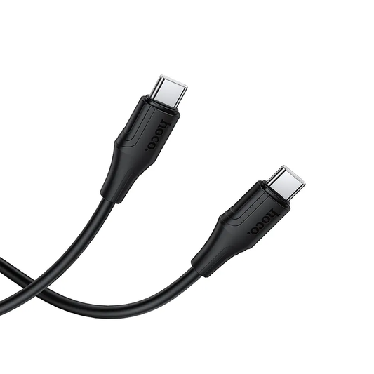 Καλώδιο Δεδομένων και Φόρτισης USB-C - USB-C HOCO X124, 60W, 1m, Μαύρο