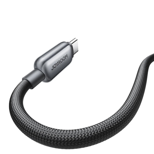 Καλώδιο Δεδομένων και Φόρτισης USB-C - USB-C Joyroom S-A55 StarFlight Display, 100W, 1.2m, Μαύρο