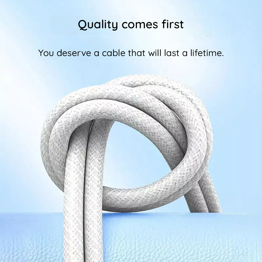 Καλώδιο Δεδομένων και Φόρτισης USB-C - USB-C Lito LD04CC, 60W, 2m, Λευκό