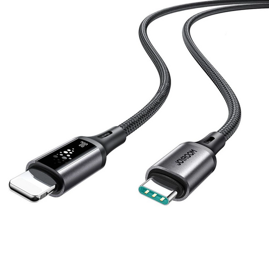 Καλώδιο Δεδομένων και Φόρτισης USB-C - Lightning Joyroom S-A60 StarTalk, 30W, 1.2m, Μαύρο