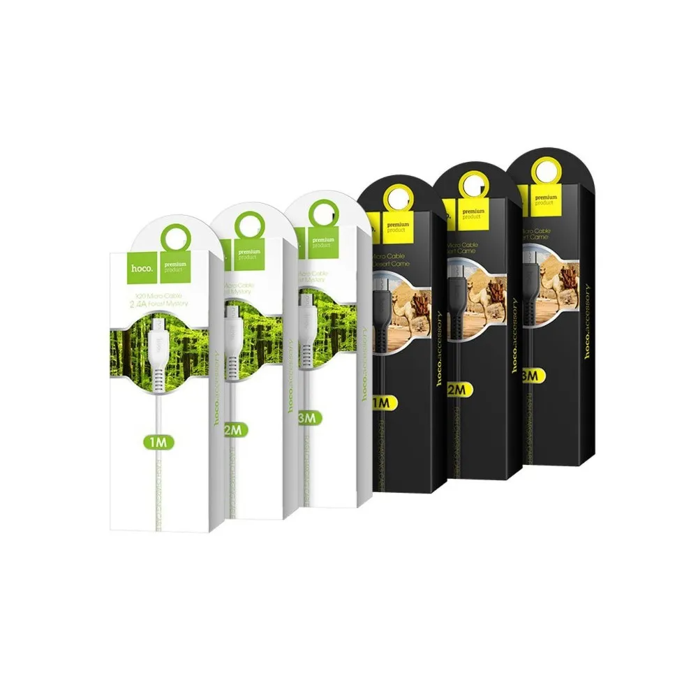 Καλώδιο Δεδομένων και Φόρτισης USB-A - USB-C HOCO Flash X20, 18W, 2m, Λευκό