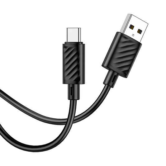 USB-A to USB-C Data and Charging Cable HOCO X88, 18W, 2m, Black