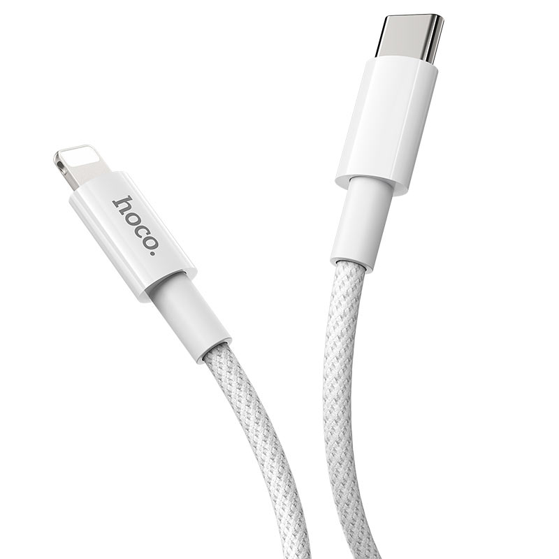 Καλώδιο Δεδομένων και Φόρτισης USB-C - Lightning HOCO X56, 20W, 1m, Λευκό