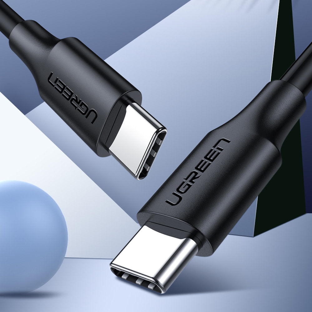 Καλώδιο δεδομένων και φόρτισης USB-C - USB-C UGREEN US286, 60W, 2m, Μαύρο