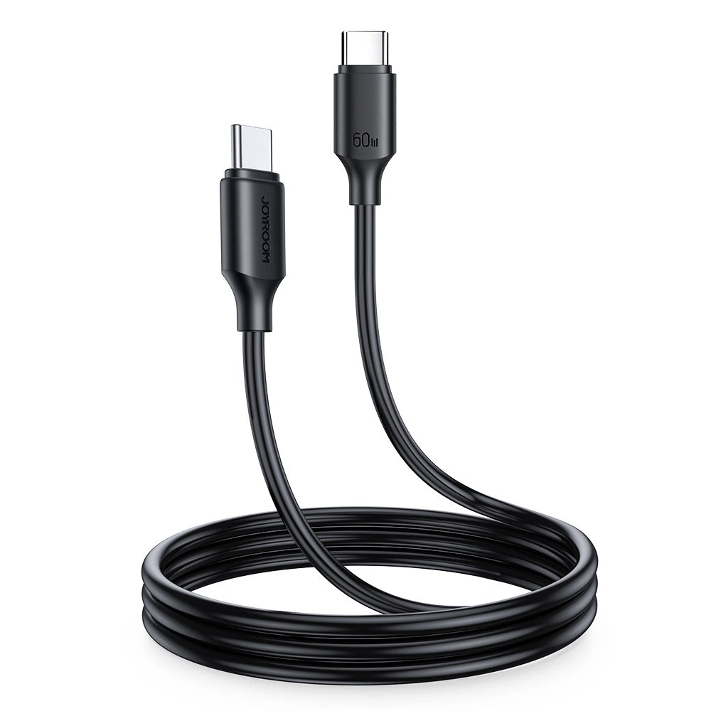 Καλώδιο Δεδομένων και Φόρτισης USB-C - USB-C Joyroom S-A9, 60W, 1m, Μαύρο