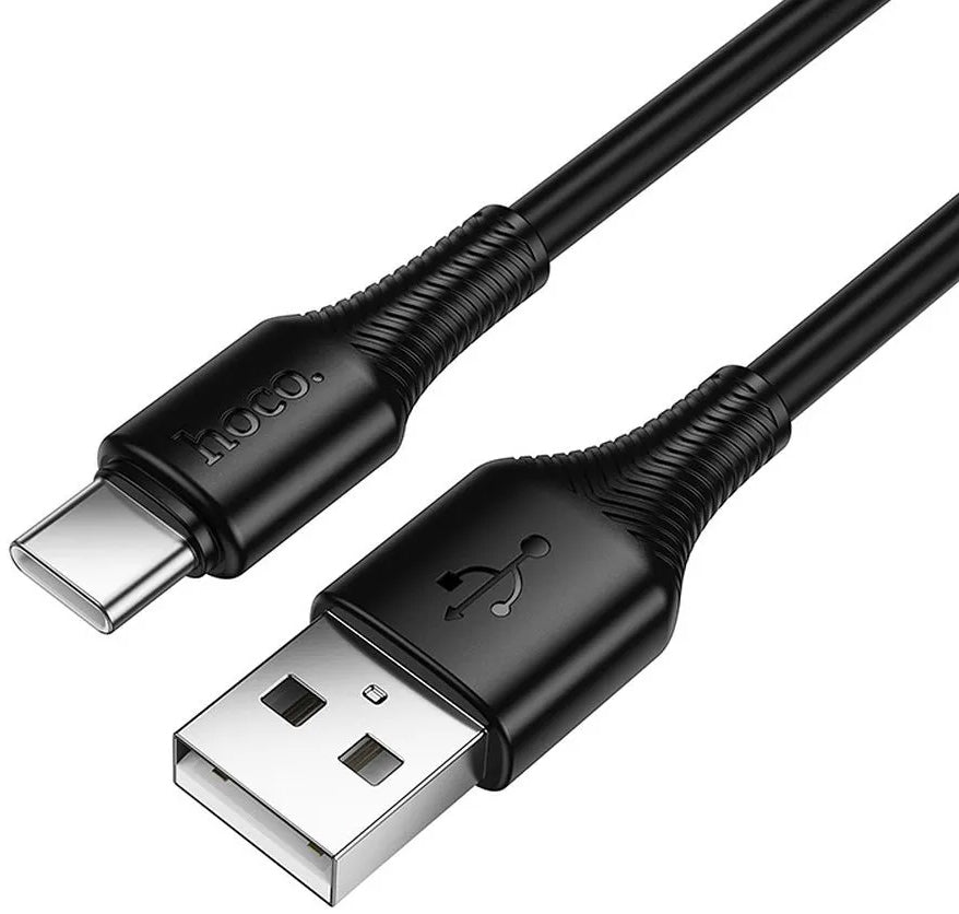 Καλώδιο Δεδομένων και Φόρτισης USB-A - USB-C HOCO X120, 60W, 1m, Μαύρο
