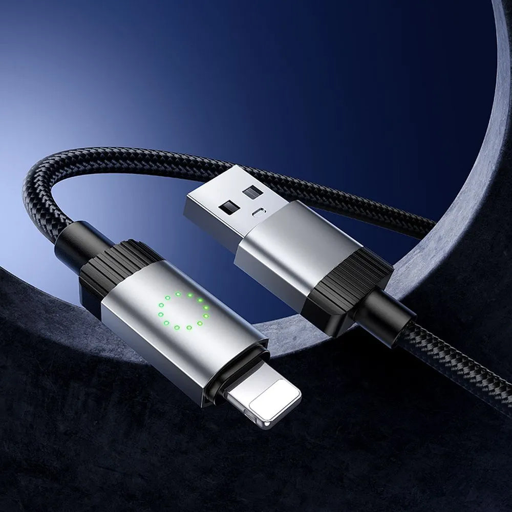 Καλώδιο Δεδομένων και Φόρτισης USB-A - Lightning HOCO X117, 18W, 1m, Μαύρο