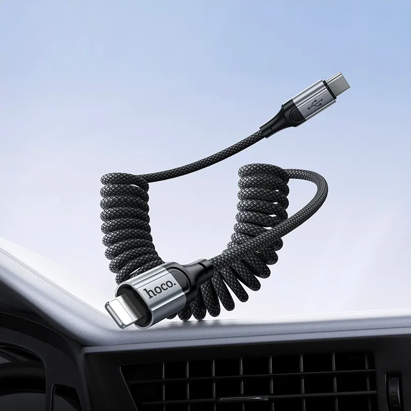 Καλώδιο Δεδομένων και Φόρτισης USB-C - Lightning HOCO X121, 27W, 1.5m, Μαύρο