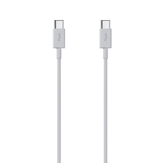 Καλώδιο Δεδομένων και Φόρτισης USB-C - USB-C Allity. AUC-03, 100W, 2m, Λευκό