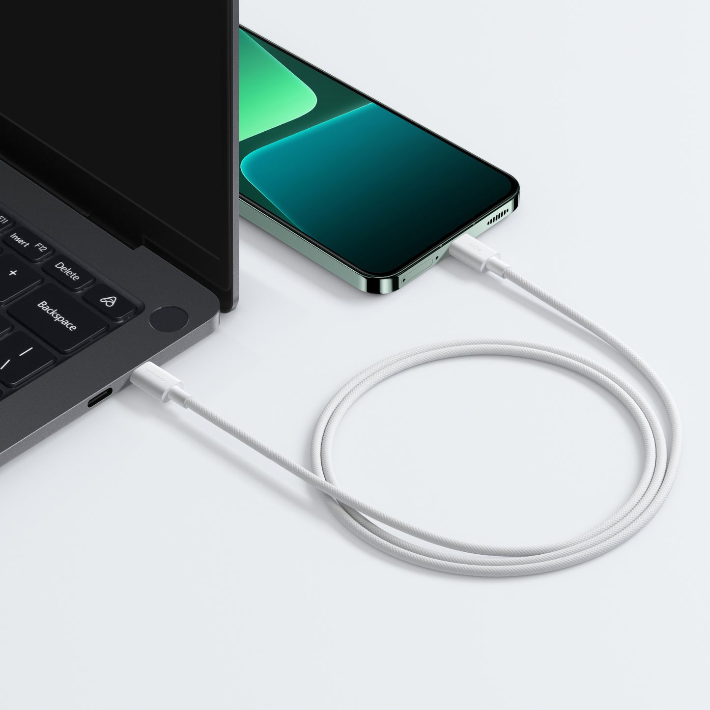 Καλώδιο Δεδομένων και Φόρτισης USB-C - USB-C Xiaomi, 60W, 1m, Λευκό BHR0878GL
