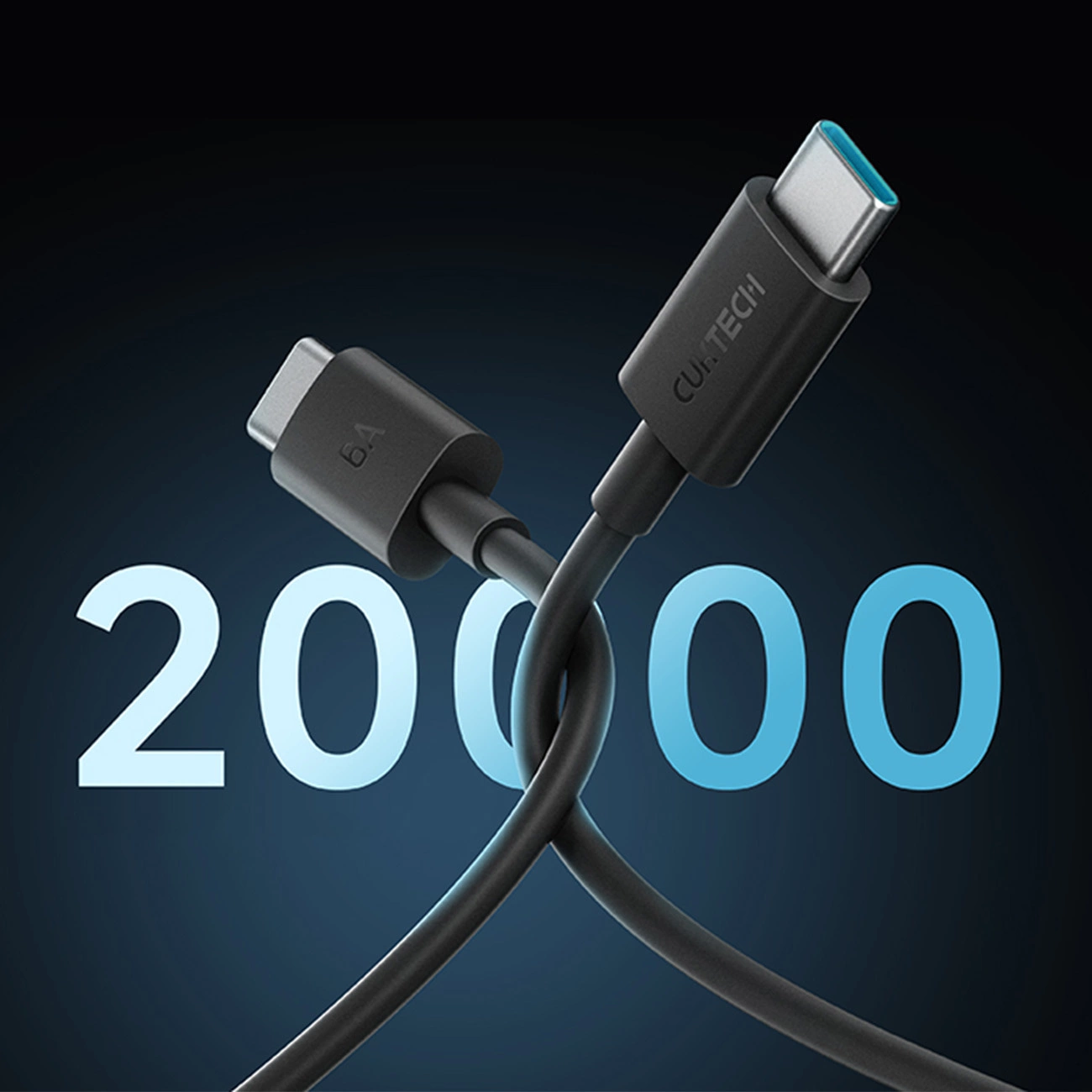 Καλώδιο Δεδομένων και Φόρτισης USB-C - USB-C Cuktech, 240W, 1.5m, Μαύρο CKCTC615NCBK