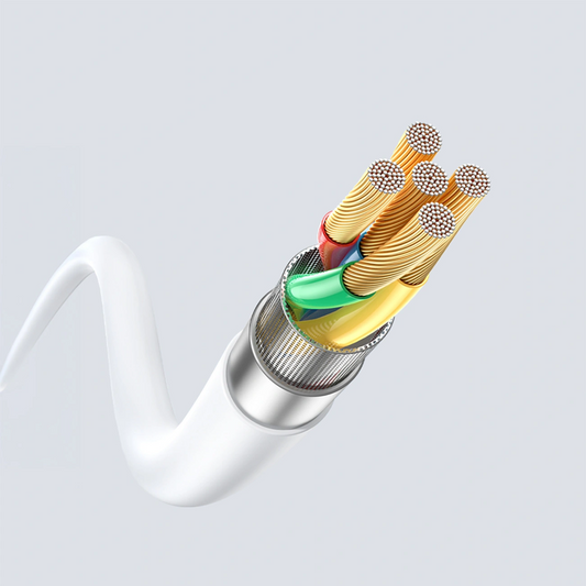 Καλώδιο Δεδομένων και Φόρτισης USB-C - Lightning Dudao L25SX, 30W, 1m, Λευκό